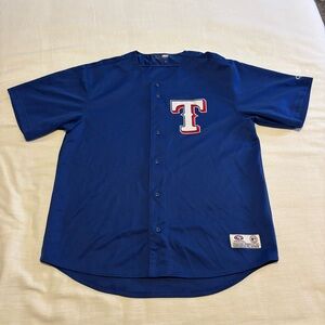 True Fan Texas Rangers Baseball Jersey